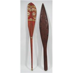 TWO PACIFIC PADDLES