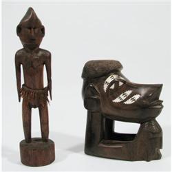 TWO SOLOMON ISLANDS SCULPTURES