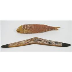 TWO YOLNGU ARTFEACTS