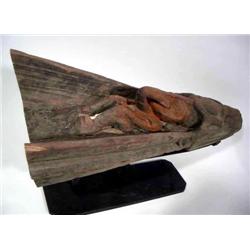 A RAMU RIVER CANOE PROW SECTION