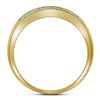 Image 2 : Round Diamond Pave Band Ring 1/6 Cttw 10KT Yellow Gold