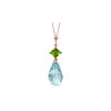 Image 1 : Genuine 5.5 ctw Blue Topaz & Peridot Necklace 14KT Rose Gold - REF-22N2R
