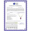 Image 2 : Genuine 9.52 ctw Amethyst & Diamond Necklace 14KT Yellow Gold - REF-36Z3N