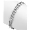 Image 1 : Natural 1.16 CTW Diamond & Bracelet 18K White Gold - REF-223T2X