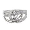 Image 1 : Natural 0.78 CTW Diamond Ring 14K White Gold - REF-146T7X