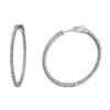 Image 1 : Natural 1.21 CTW Diamond Earrings 14K White Gold - REF-216K9R