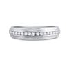 Image 4 : His Hers Diamond Solitaire Matching Wedding Set 7/8 Cttw 14kt White Gold