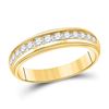 Image 3 : His Hers Diamond Cluster Matching Wedding Set 1-3/4 Cttw 14kt Yellow Gold