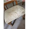 Image 4 : Antique Chair with Foot Stool, different patterning on each