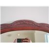 Image 2 : Antique Cherrywood Beveled Mirrow