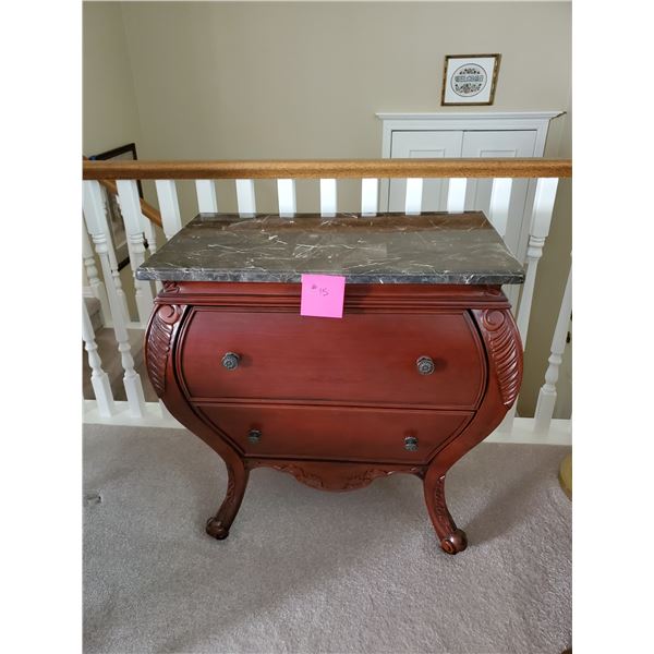 Bombay & Company Chest w/ Black Marble Top