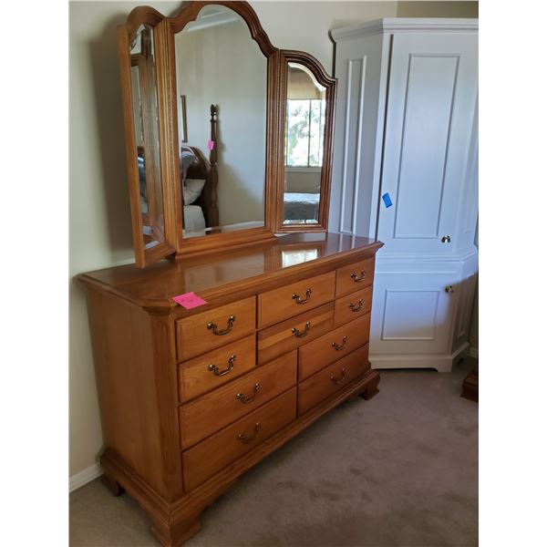 Antique Dresser w/ Mirror- Summer Cabinet Co.