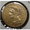Image 2 : 1880-S $5 U.S. LIBERTY GOLD COIN