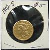1902-S $5 U.S. LIBERTY GOLD COIN