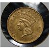 Image 2 : 1858 $1 U.S. GOLD COIN