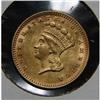 Image 2 : 1874 $1 U.S. GOLD COIN