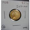 1908 $2 ½ U.S. INDIAN GOLD COIN