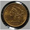 Image 2 : 1903-S $5 U.S. LIBERTY GOLD COIN