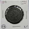 1848 BRAIDED HAIR LARGE CENT