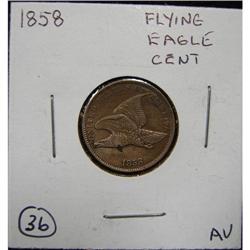 1858 FLYING EAGLE CENT