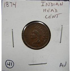 1874 INDIAN HEAD CENT