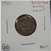 1901 INDIAN HEAD CENT