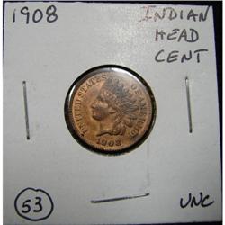 1908 INDIAN HEAD CENT