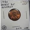 1983 DOUBLE DIE LINCOLN CENT