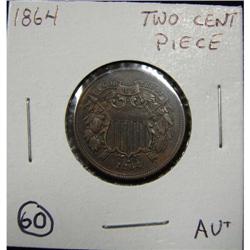 1864 TWO CENT PIECE