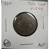 Image 1 : 1864 TWO CENT PIECE