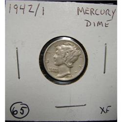 1942/1 MERCURY DIME