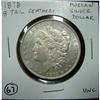 1878 MORGAN SILVER DOLLAR 8 TAILFEATHERS