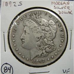 1892-S MORGAN SILVER DOLLAR