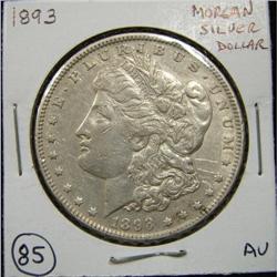 1893 MORGAN SILVER DOLLAR
