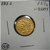 1852 $2 ½ U.S. LIBERTY GOLD COIN