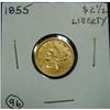 1855 $2 ½ U.S. LIBERTY GOLD COIN