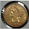 Image 2 : 1878 $5 U.S. LIBERTY GOLD COIN
