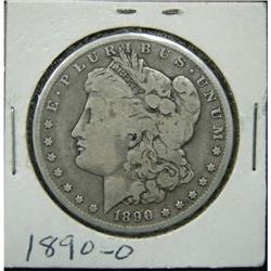 1890-O MORGAN SILVER DOLLAR