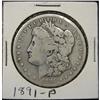 Image 1 : 1891 MORGAN SILVER DOLLAR