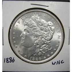 1886 MORGAN SILVER DOLLAR
