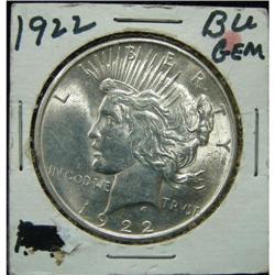 1922 PEACE DOLLAR