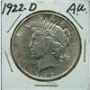 Image 1 : 1922-D PEACE DOLLAR
