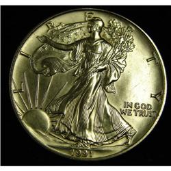 1991 AMERICAN EAGLE SILVER DOLLAR