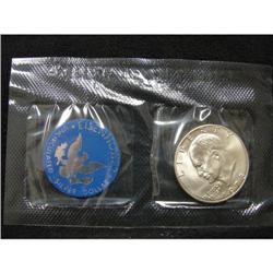 1973 EISENHOWER SILVER DOLLAR