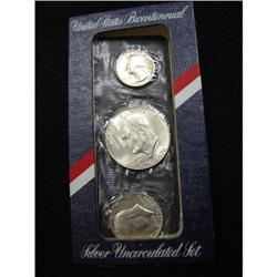 1976 U.S. BICENTENNIAL SILVER SET