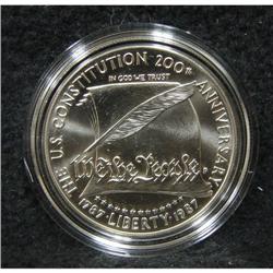 1987 CONSTITUTION SILVER DOLLAR
