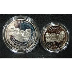 1991 U.S. MOUNT RUSHMORE PROOF SET