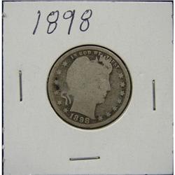 1898 U.S. BARBER QUARTER