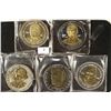 Image 1 : 5-GOLD ENHANCED DOUBLE EAGLES: RONALD REAGAN