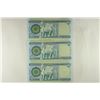 Image 1 : 3-PIECES CENTRAL BANK OF IRAQ 500 DINARS CRISP UNC